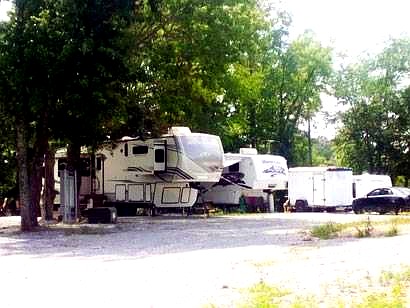 Row of RVs